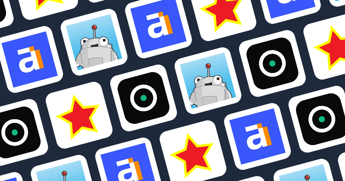 Logos of Ahrefs, Moz, Majestic, and Rankloop representing SEO bots and automation