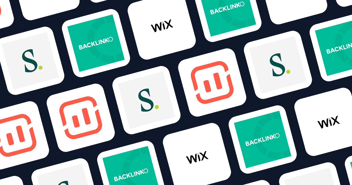 A grid of SEO content tools used for writing examples